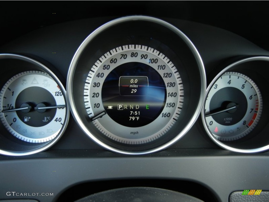 2013 Mercedes-Benz C 250 Sport Gauges Photo #74345768