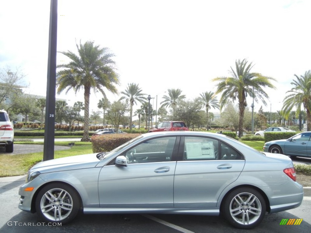 Diamond Silver Metallic 2013 Mercedes-Benz C 250 Sport Exterior Photo #74345914