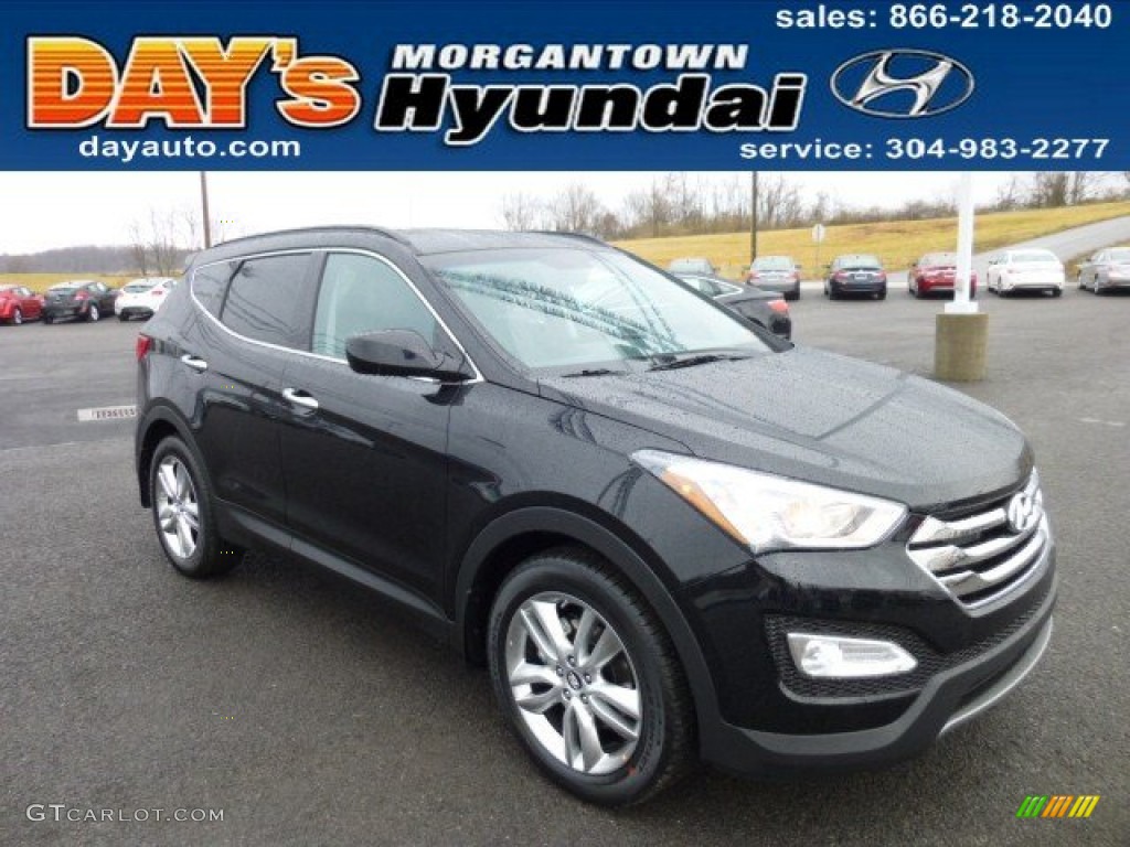 2013 Santa Fe Sport 2.0T AWD - Twilight Black / Gray photo #1