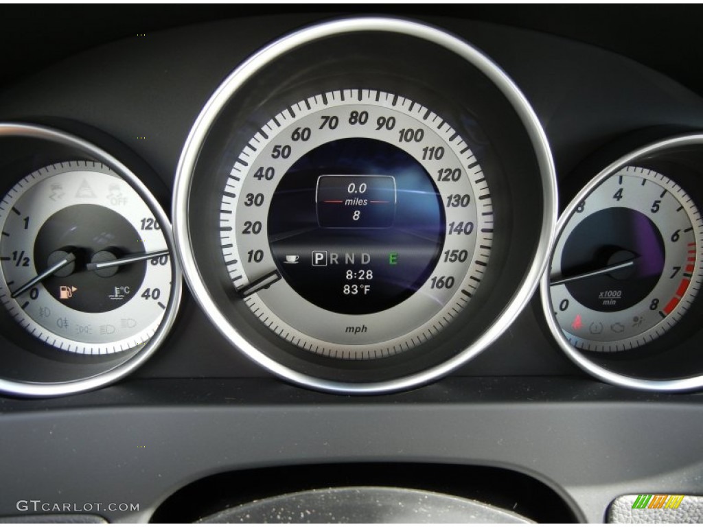 2013 Mercedes-Benz C 250 Sport Gauges Photo #74346076
