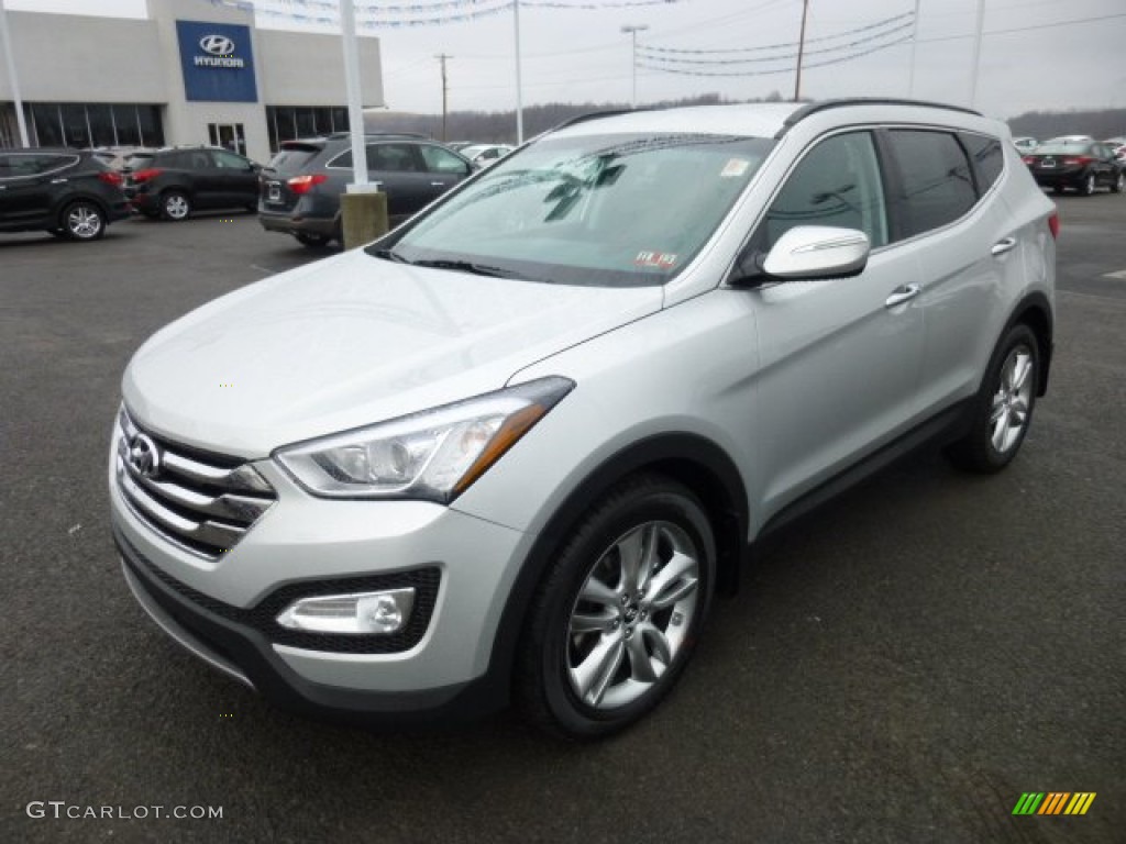 2013 Santa Fe Sport 2.0T AWD - Moonstone Silver / Gray photo #3