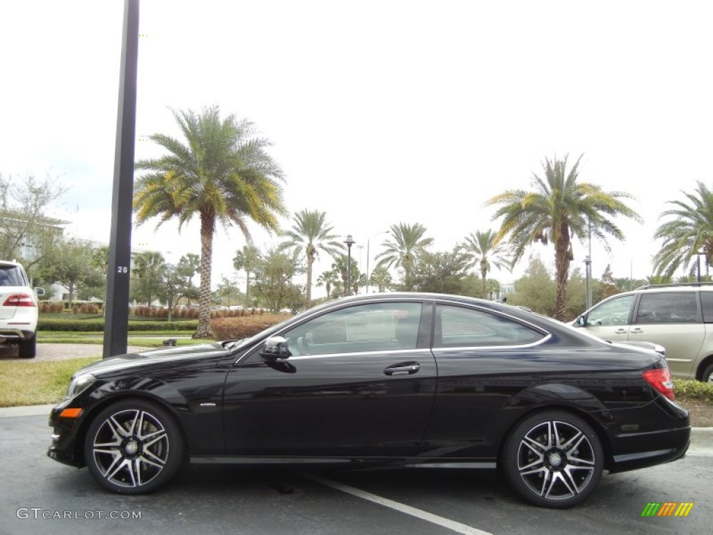 Black Interior 2013 Mercedes-Benz C 250 Coupe Photo #74346536