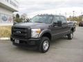 Sterling Gray Metallic - F250 Super Duty XL Crew Cab 4x4 Photo No. 3