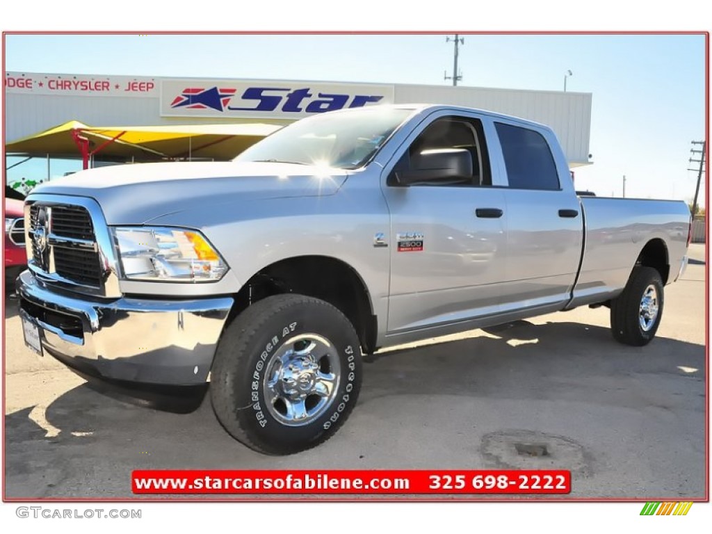 2012 Ram 2500 HD ST Crew Cab 4x4 - Bright Silver Metallic / Dark Slate/Medium Graystone photo #1