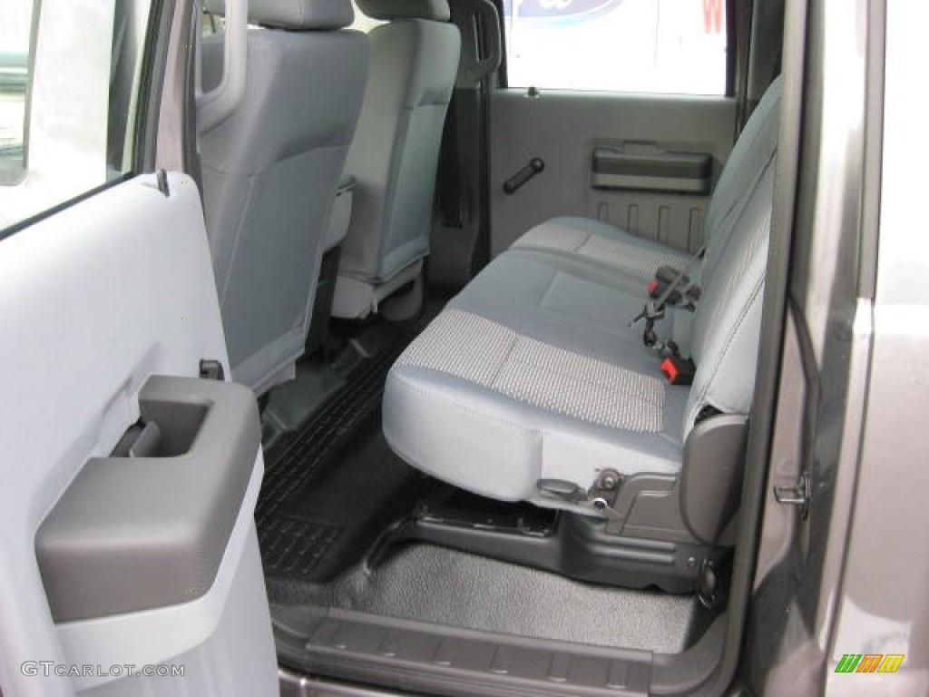 2013 Ford F250 Super Duty XL Crew Cab 4x4 Rear Seat Photo #74346839
