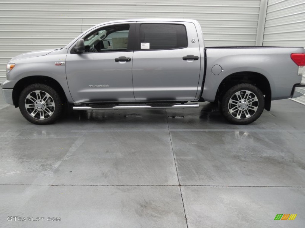 2013 Tundra Texas Edition CrewMax - Silver Sky Metallic / Black photo #5