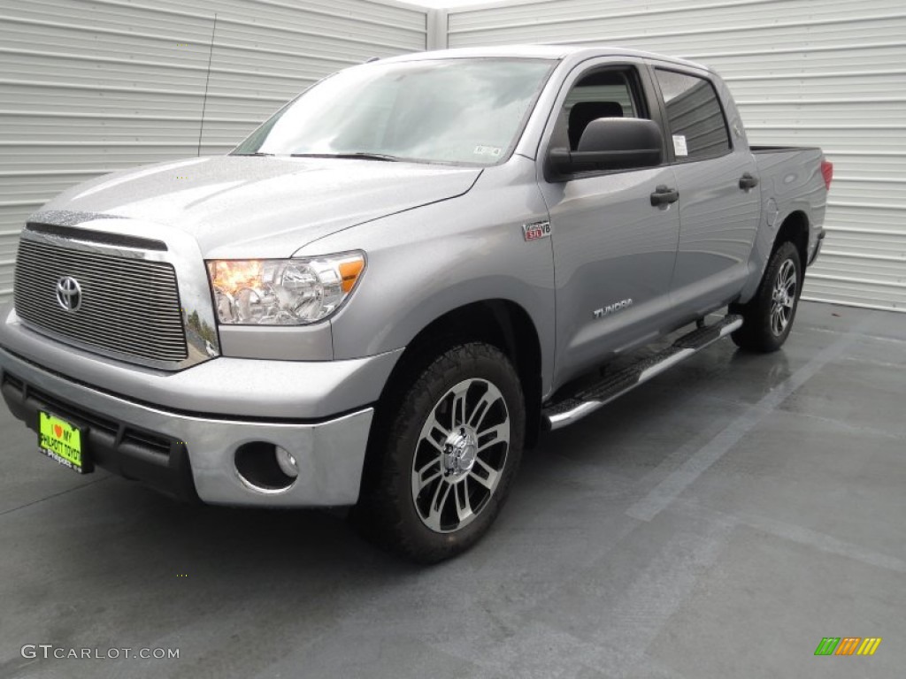 2013 Tundra Texas Edition CrewMax - Silver Sky Metallic / Black photo #6