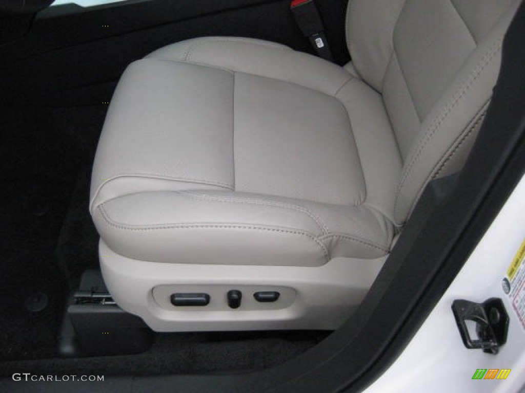 2013 Explorer Limited 4WD - White Platinum Tri-Coat / Medium Light Stone photo #12