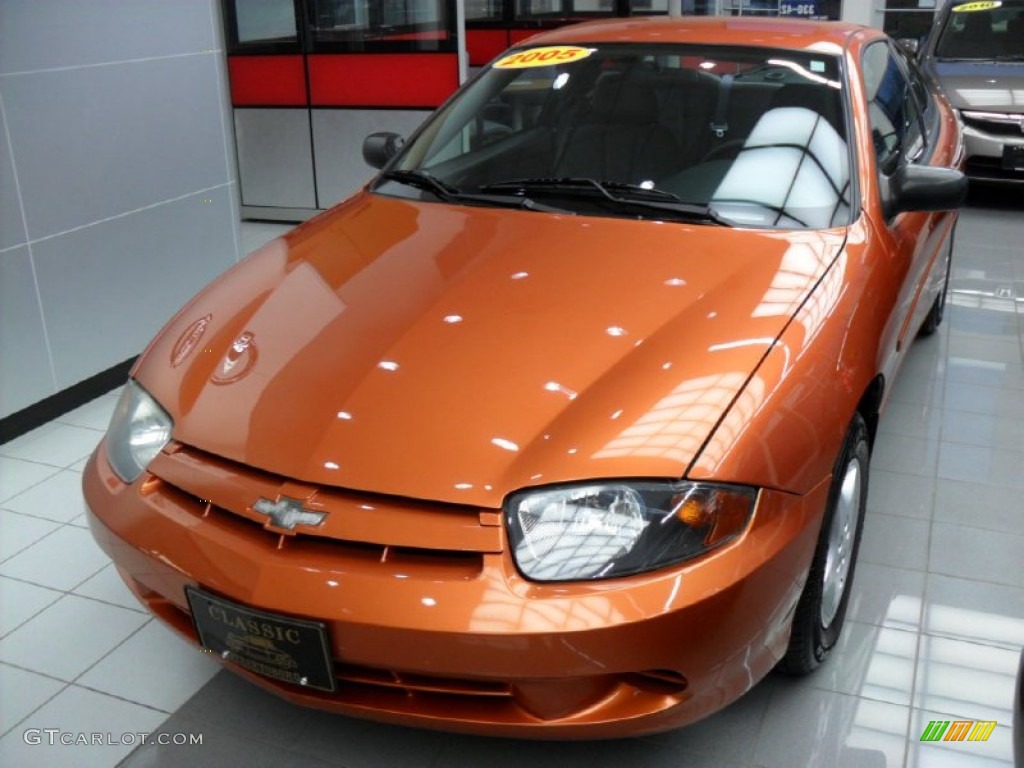 2005 Cavalier Coupe - Sunburst Orange Metallic / Graphite Gray photo #1