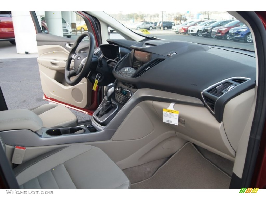 2013 Ford C-Max Hybrid SE Medium Light Stone Dashboard Photo #74347394