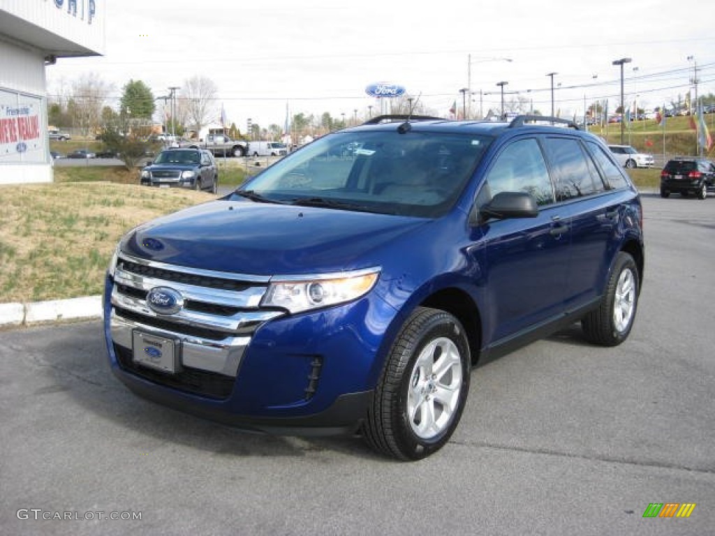 Deep Impact Blue Metallic 2013 Ford Edge SE AWD Exterior ...