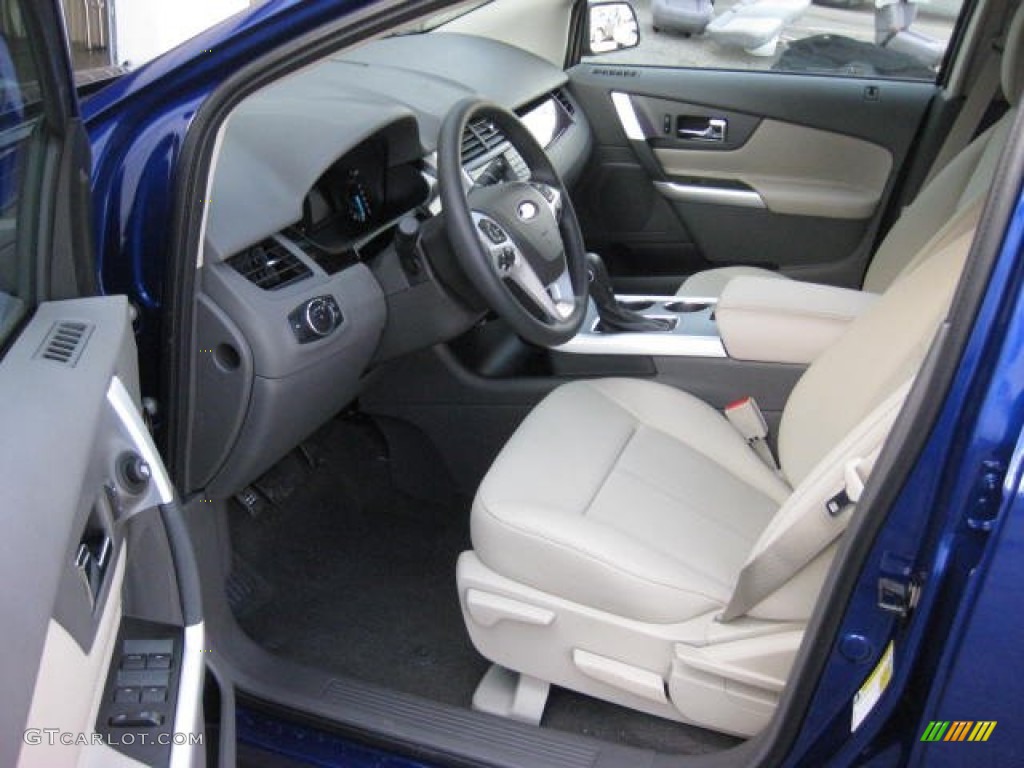 2013 Edge SE AWD - Deep Impact Blue Metallic / Medium Light Stone photo #10