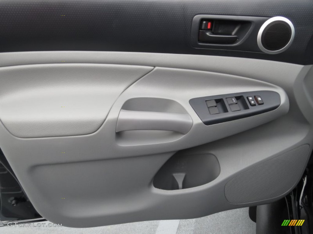 2013 Toyota Tacoma V6 TRD Sport Double Cab 4x4 Graphite Door Panel Photo #74347994
