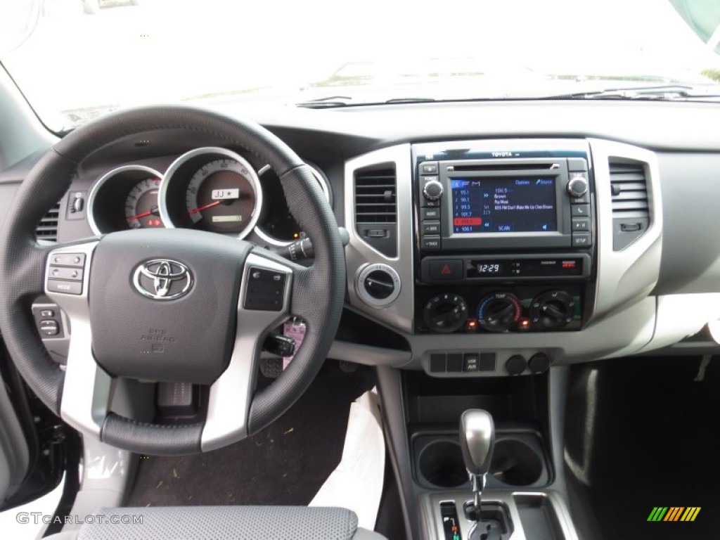 2013 Toyota Tacoma V6 TRD Sport Double Cab 4x4 Graphite Dashboard Photo #74348069