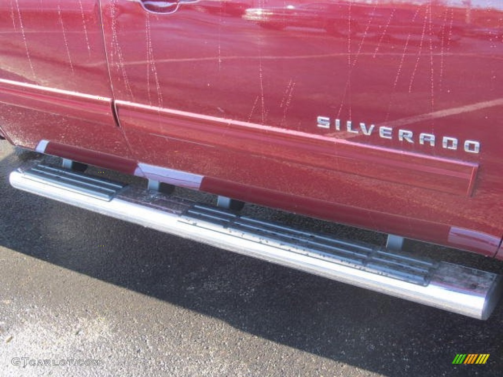 2013 Silverado 1500 LTZ Extended Cab 4x4 - Deep Ruby Metallic / Ebony photo #3
