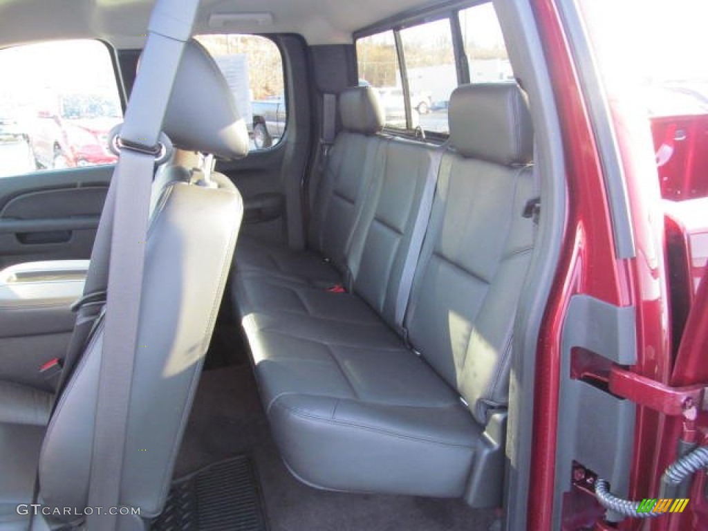 2013 Chevrolet Silverado 1500 LTZ Extended Cab 4x4 Rear Seat Photo #74348873