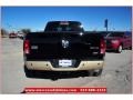 2012 Brilliant Black Crystal Pearl Dodge Ram 3500 HD Laramie Longhorn Mega Cab 4x4 Dually  photo #5