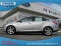 2013 Ingot Silver Ford Focus Titanium Sedan  photo #1