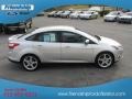 2013 Ingot Silver Ford Focus Titanium Sedan  photo #5