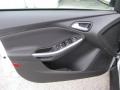 Charcoal Black 2013 Ford Focus Titanium Sedan Door Panel