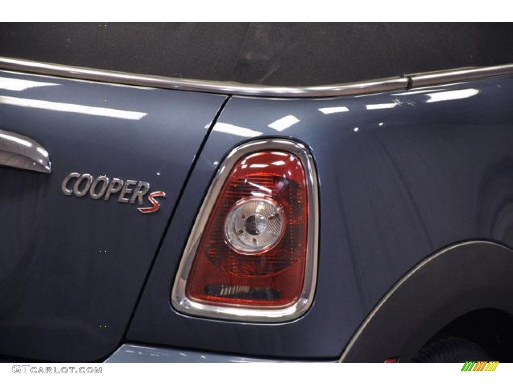 2009 Cooper S Convertible - Horizon Blue / Black/Grey photo #14