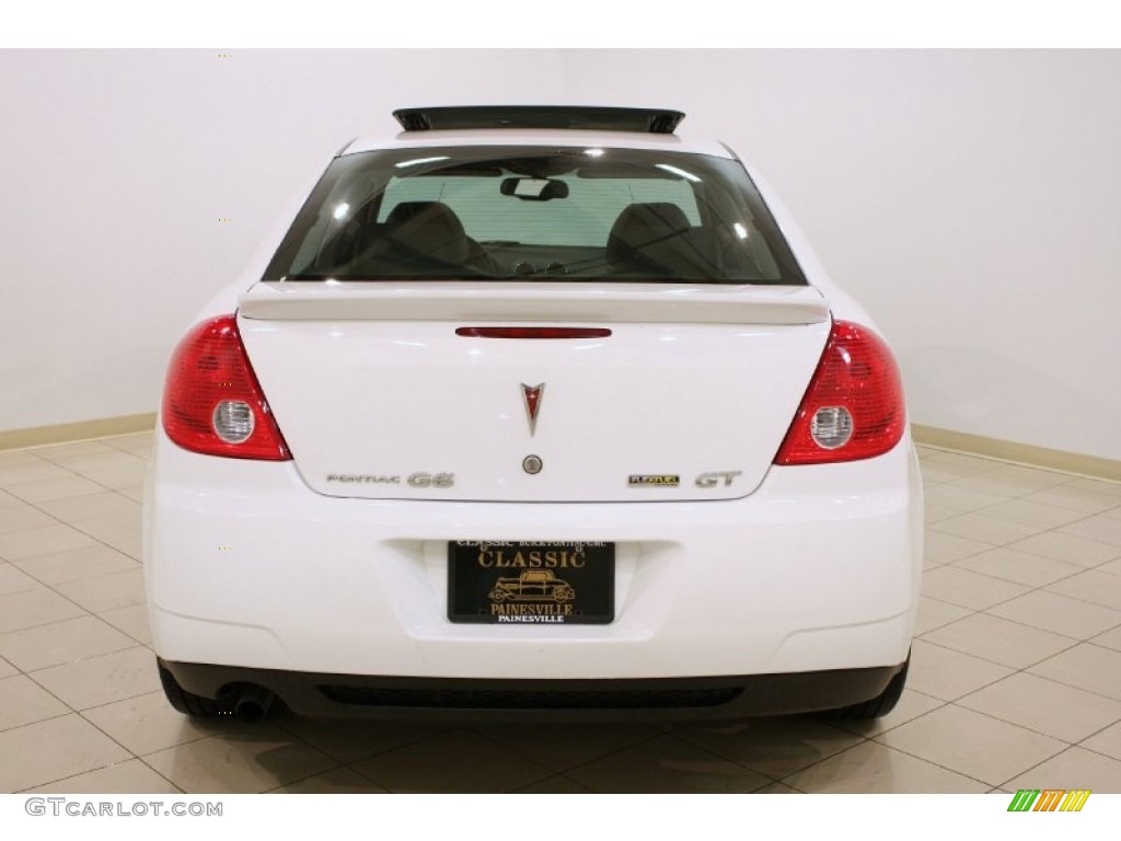 2010 G6 GT Sedan - Summit White / Ebony photo #6
