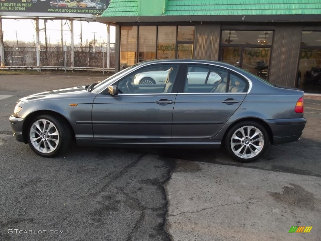 2003 3 Series 330xi Sedan - Steel Grey Metallic / Grey photo #2