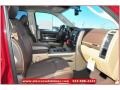 2012 Deep Cherry Red Crystal Pearl Dodge Ram 3500 HD Laramie Longhorn Mega Cab 4x4 Dually  photo #29