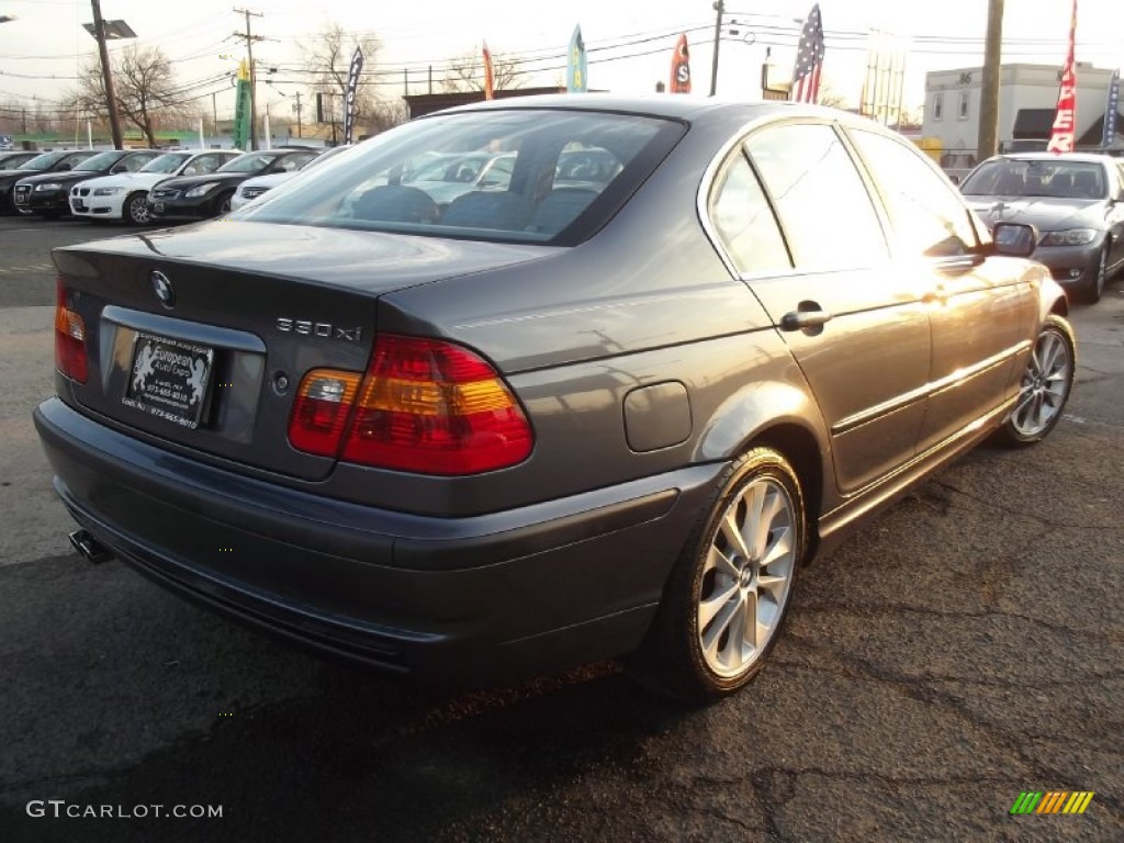 2003 3 Series 330xi Sedan - Steel Grey Metallic / Grey photo #4