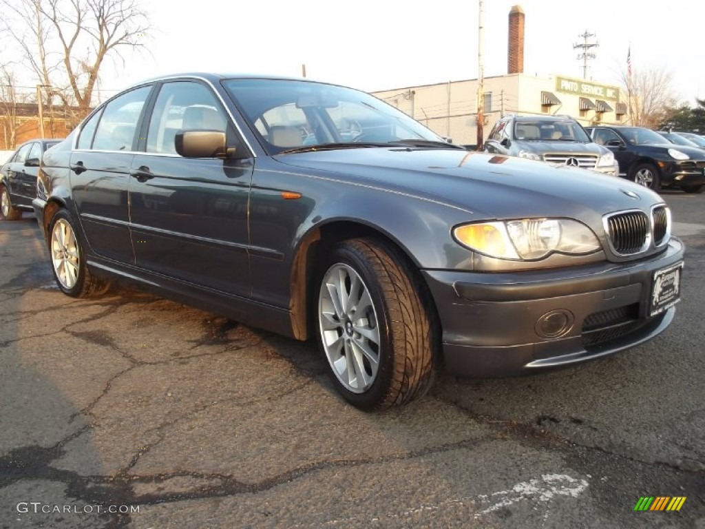 2003 3 Series 330xi Sedan - Steel Grey Metallic / Grey photo #6
