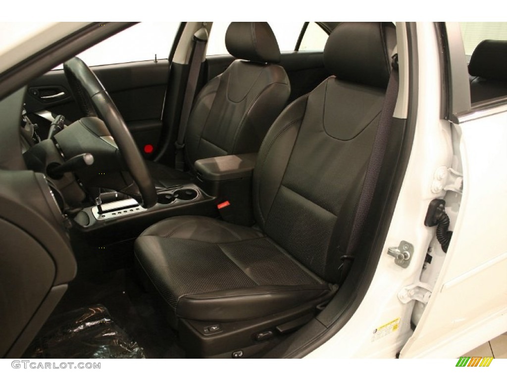 Ebony Interior 2010 Pontiac G6 GT Sedan Photo #74350655