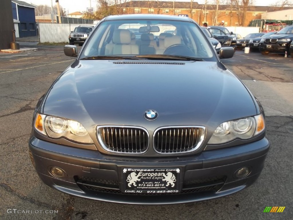 2003 3 Series 330xi Sedan - Steel Grey Metallic / Grey photo #7