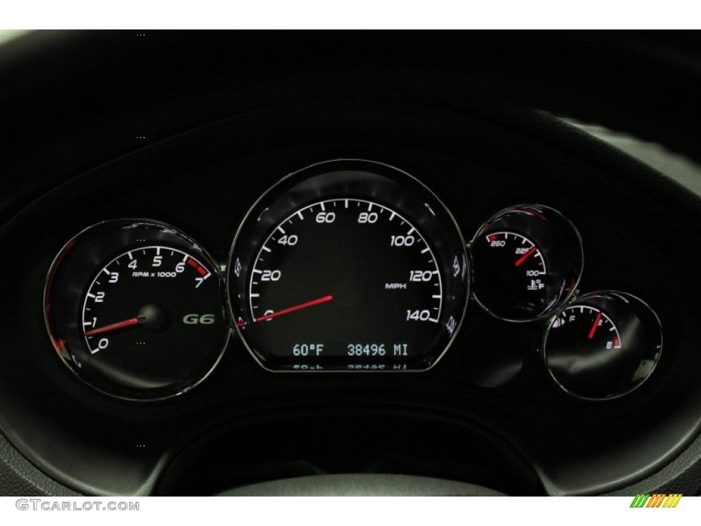 2010 Pontiac G6 GT Sedan Gauges Photo #74350715