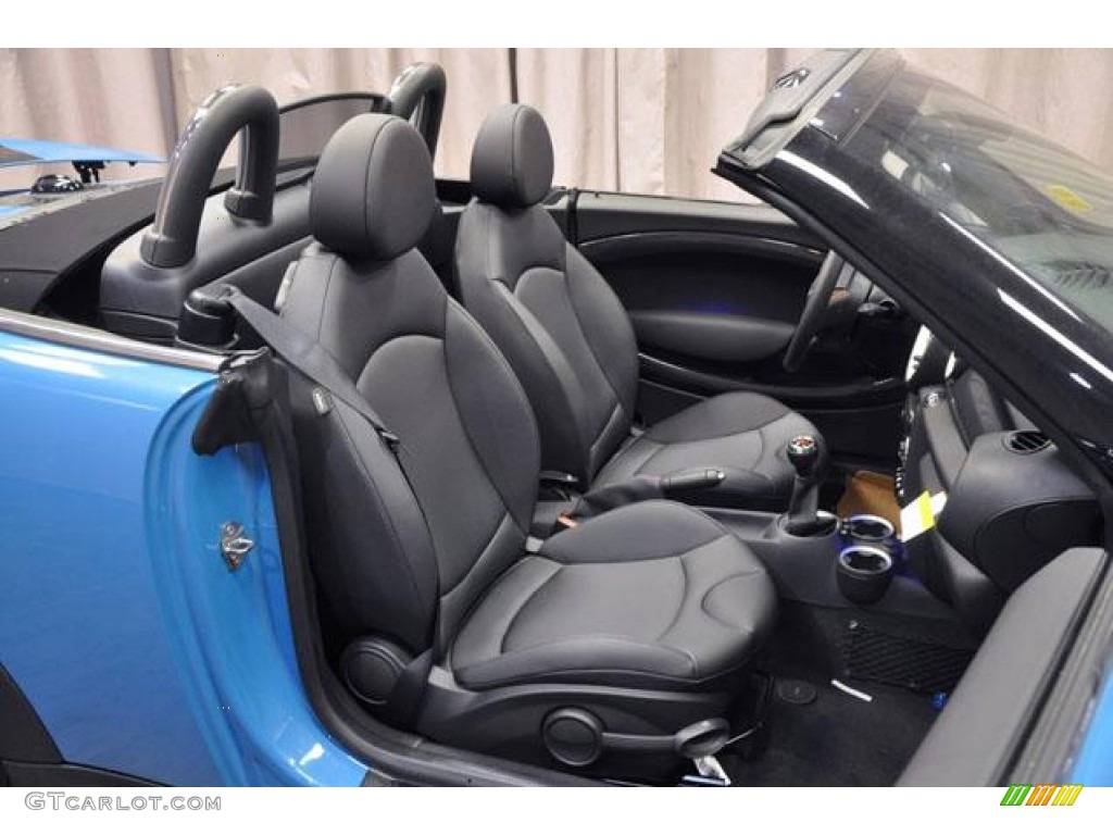 2013 Cooper S Roadster - Kite Blue / Carbon Black photo #7