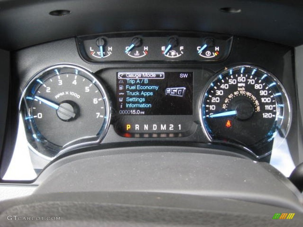 2013 Ford F150 XLT SuperCrew 4x4 Gauges Photo #74351066