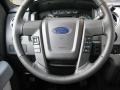 Steel Gray 2013 Ford F150 XLT SuperCrew 4x4 Steering Wheel