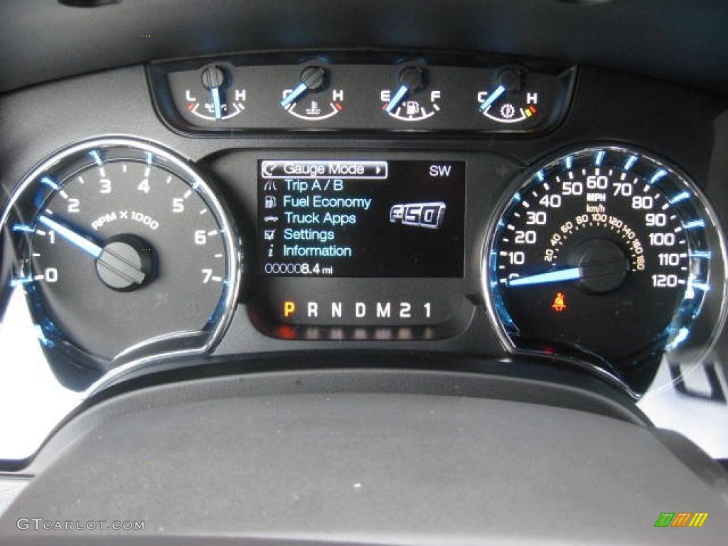 2013 Ford F150 XLT SuperCrew 4x4 Gauges Photo #74351640