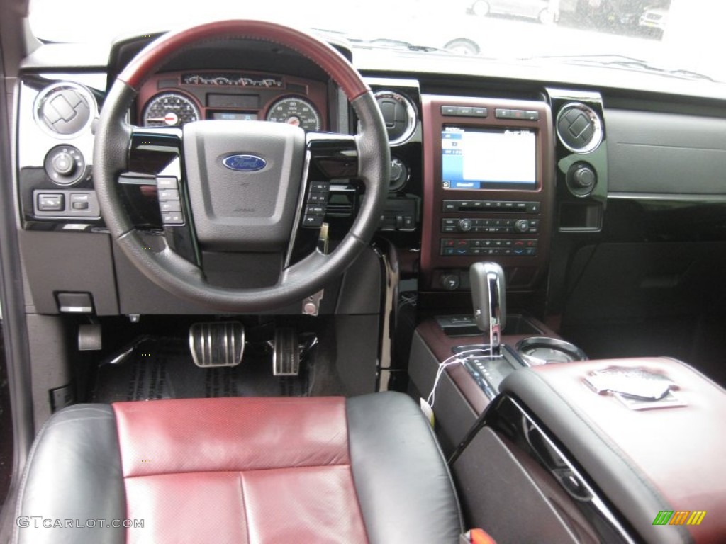2010 Ford F150 Harley-Davidson SuperCrew 4x4 Harley Davidson Lava Red/Black Dashboard Photo #74351867