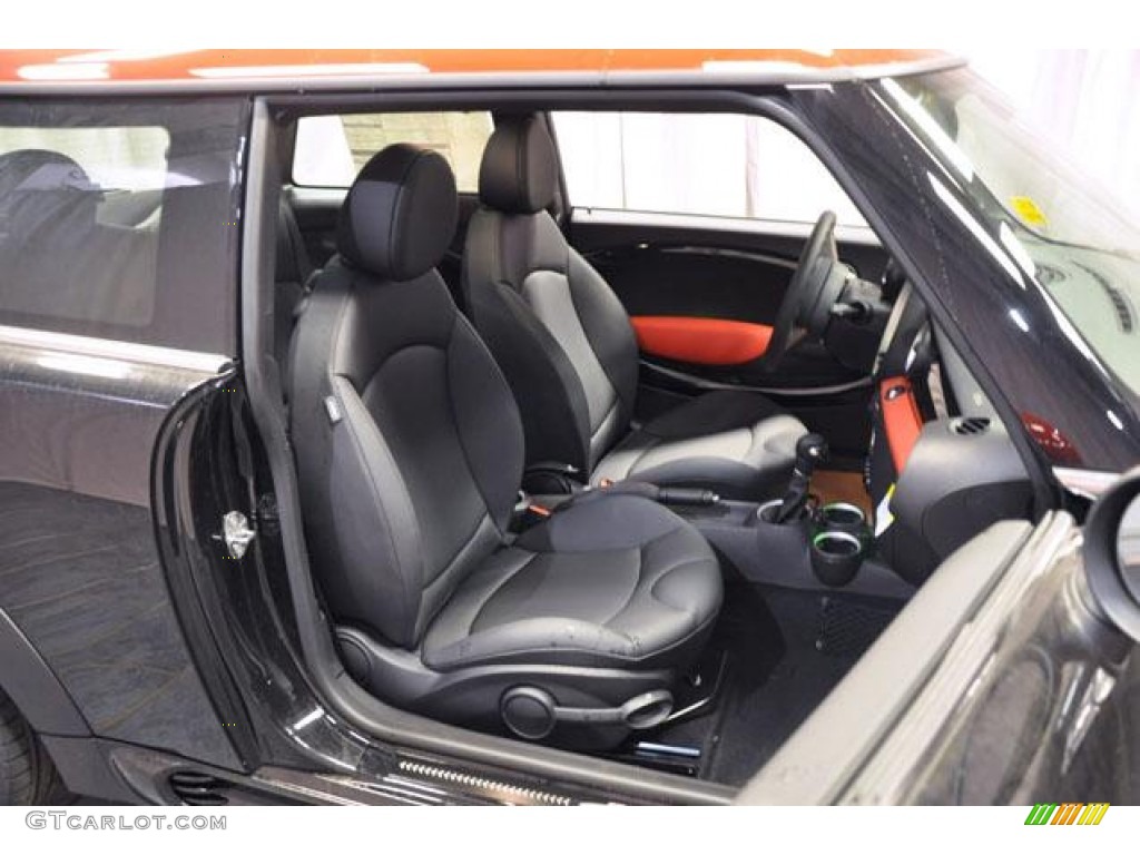 John Cooper Works Black Checkered Cloth Interior 2013 Mini Cooper John Cooper Works Hardtop Photo #74351901