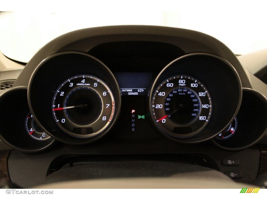 2012 Acura MDX SH-AWD Technology Gauges Photo #74352047