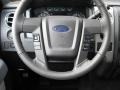 Steel Gray 2013 Ford F150 XLT SuperCrew 4x4 Steering Wheel