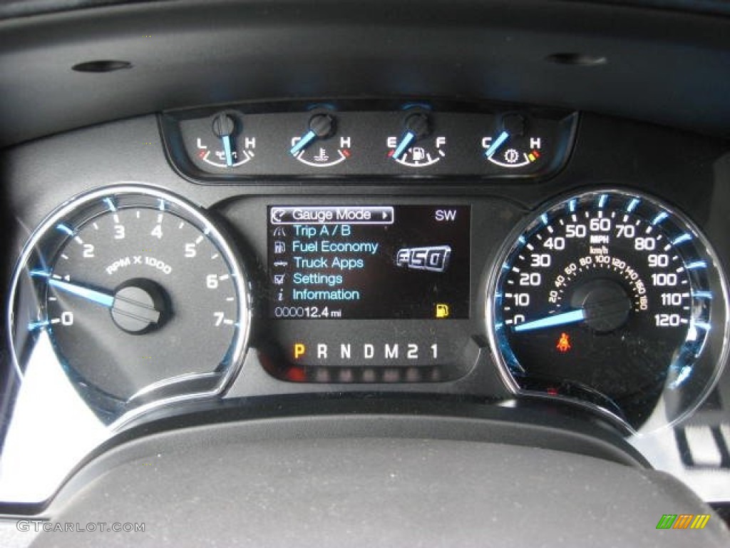 2013 Ford F150 XLT SuperCrew 4x4 Gauges Photo #74352174
