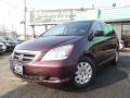 2007 Dark Cherry Pearl Honda Odyssey LX  photo #1