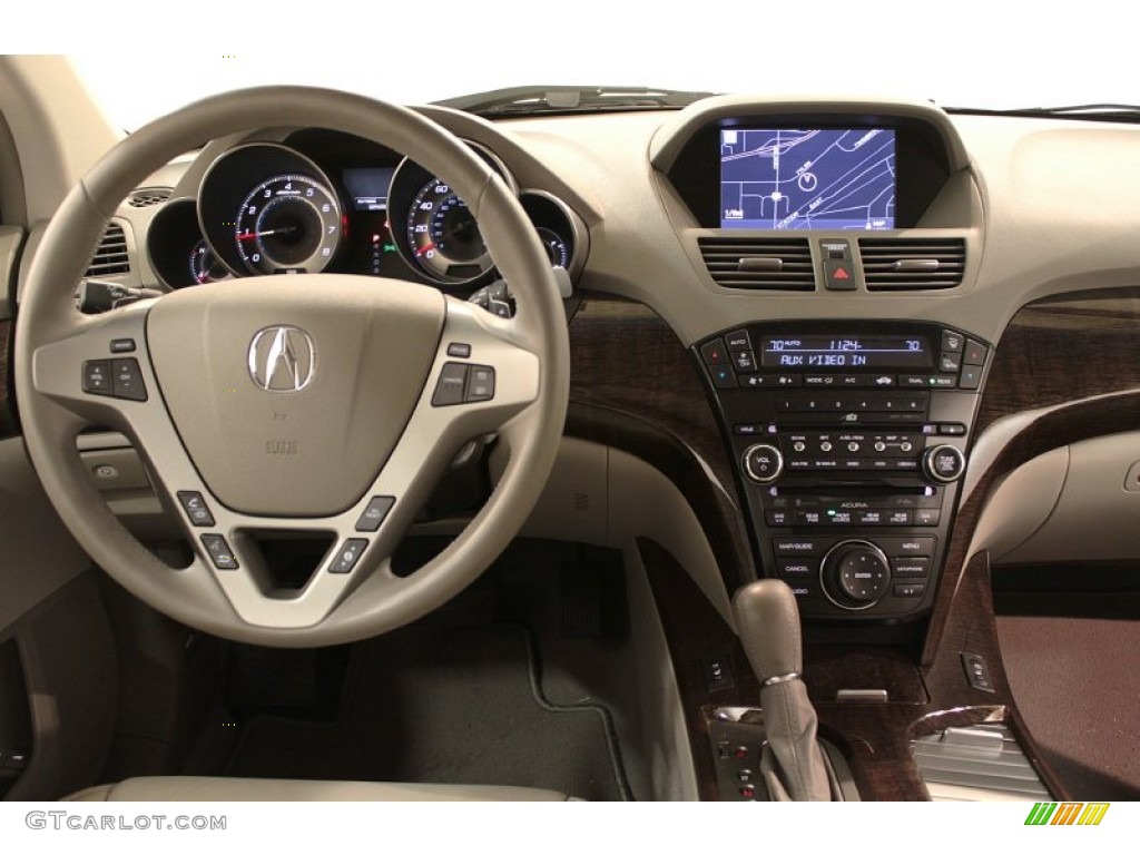 2012 Acura MDX SH-AWD Technology Parchment Dashboard Photo #74352611