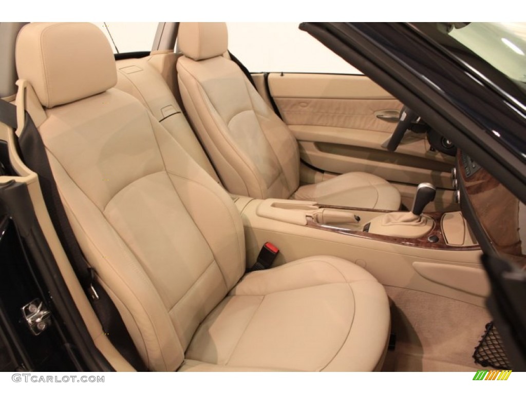 Beige Interior 2008 BMW Z4 3.0si Roadster Photo #74353880