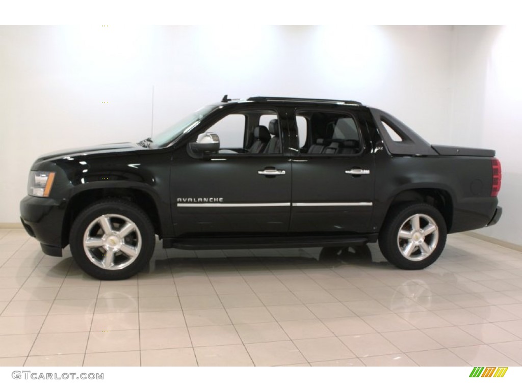Black 2010 Chevrolet Avalanche LTZ 4x4 Exterior Photo #74354062