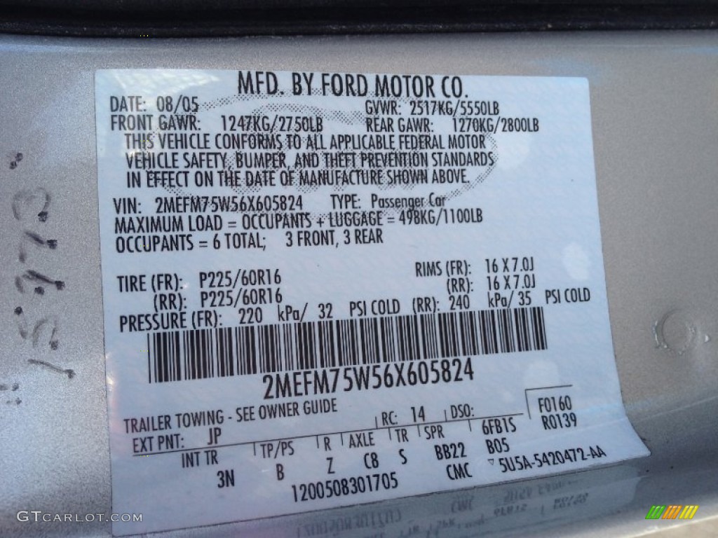 2006 Grand Marquis LS - Silver Birch Metallic / Charcoal Black photo #11