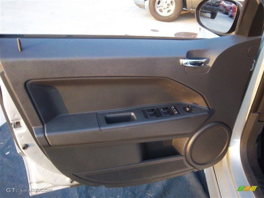 2009 Dodge Caliber SRT 4 Dark Slate Gray Door Panel Photo #74354792