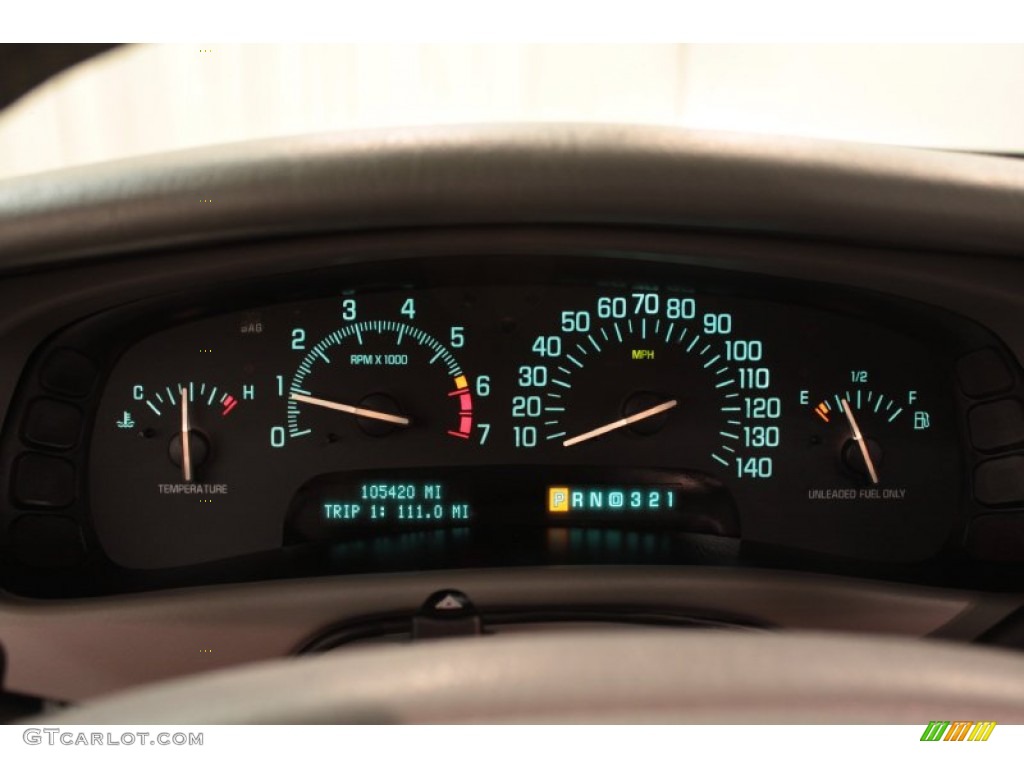 1999 Buick Park Avenue Ultra Supercharged Gauges Photo #74355122