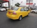 2011 Summer Yellow Chevrolet Aveo LT Sedan  photo #7